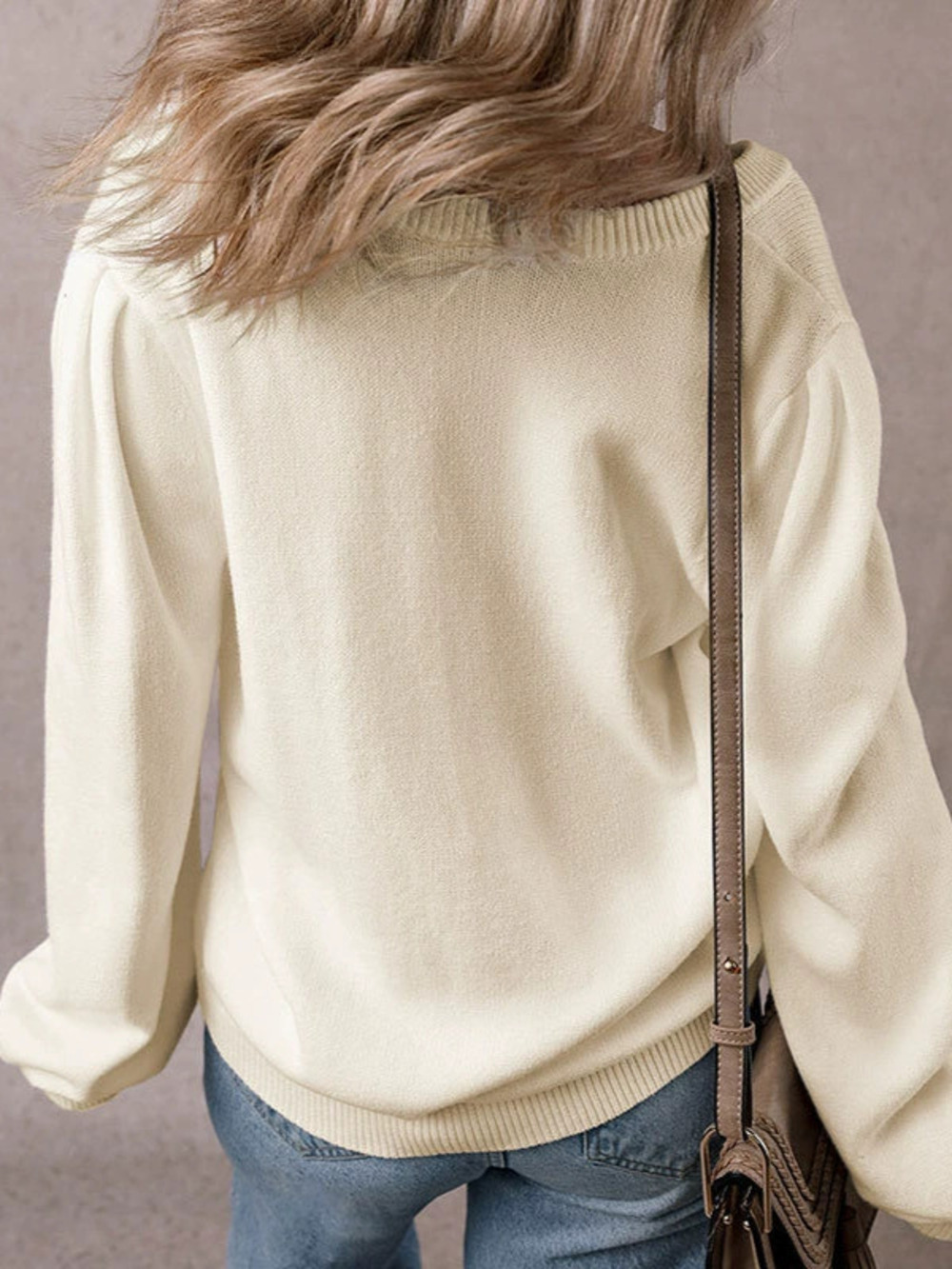Women Solid Color Hollow Out Knit Cardigan Single Breasted Fall Winter